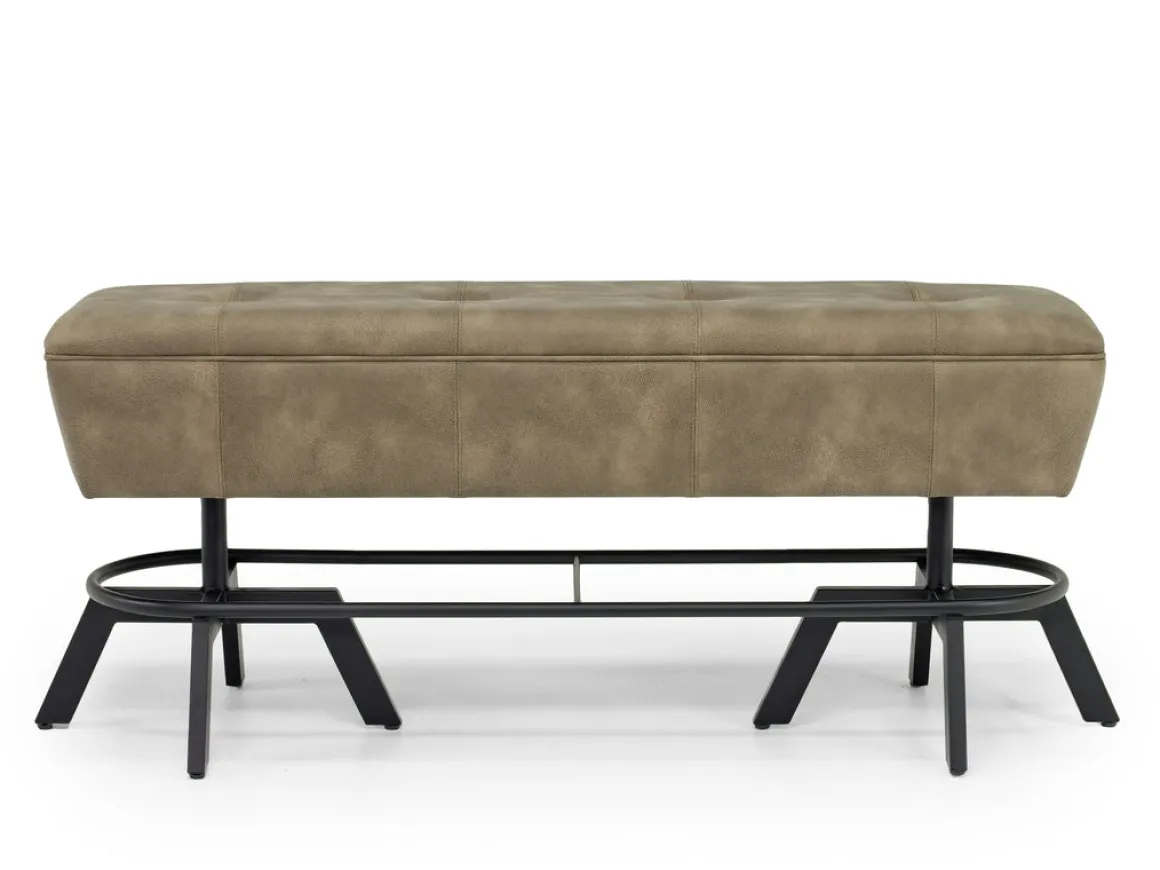 Sequoia Counter Height Dining Table, 4 Stools & Bench In Espresso