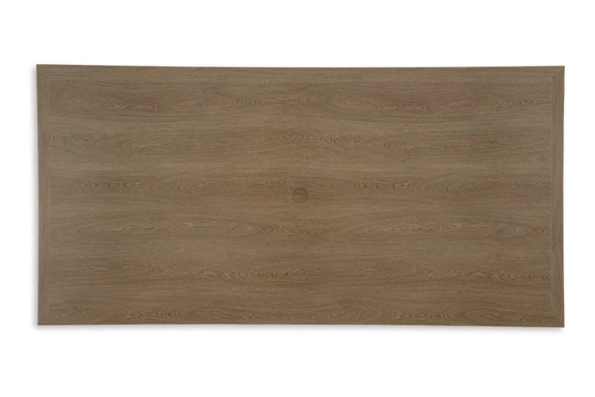 Serene Bay Outdoor Dining Table In Dark Brown