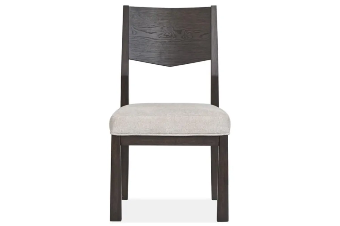 Shelby Dining Table & 4 Wood Back Chairs In Coffee Bean