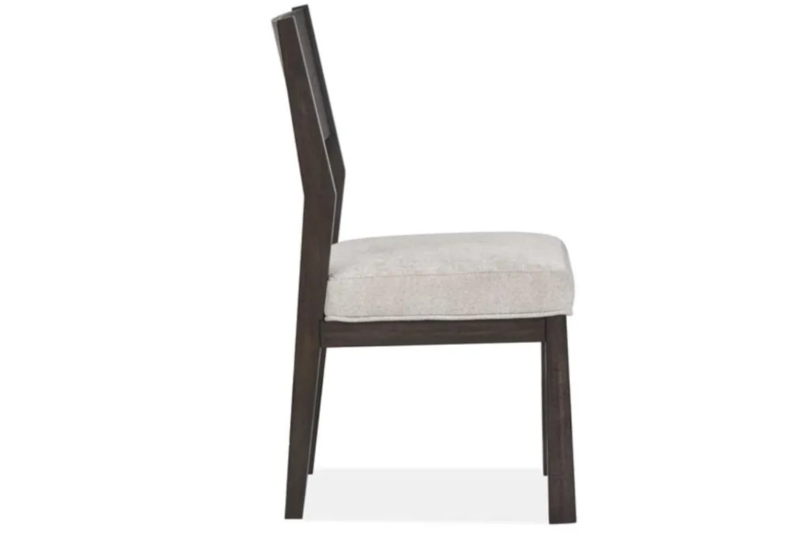 Shelby Dining Table & 4 Wood Back Chairs In Coffee Bean