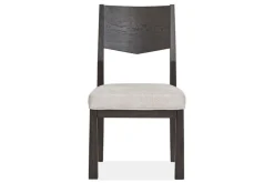 Shelby Pedestal Dining Table, 4 Side Chairs & Bench In Dark Brown
