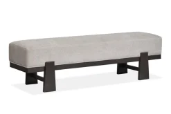 Shelby Pedestal Dining Table, 4 Side Chairs & Bench In Dark Brown
