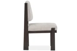 Shelby Trestle Dining Table, 4 Wood Back Chairs & 2 Upholstered Chairs In Coffee Bean