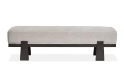 Shelby Trestle Dining Table, 4 Wood Back Chairs & Bench In Coffee Bean
