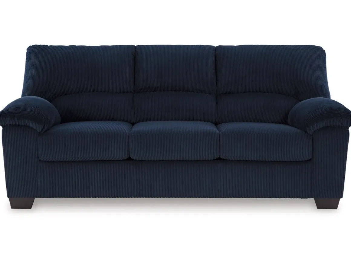 Simple Joy Sofa & Loveseat In Navy