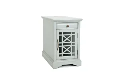 Skyy Chairside Table In Black