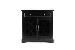 Skyy Media Console In Gray, 70 Inch