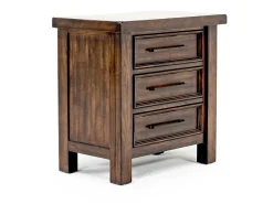 Sonora Sleigh Bed W/ Storage, Dresser, Mirror & Nightstand In Brown, Queen