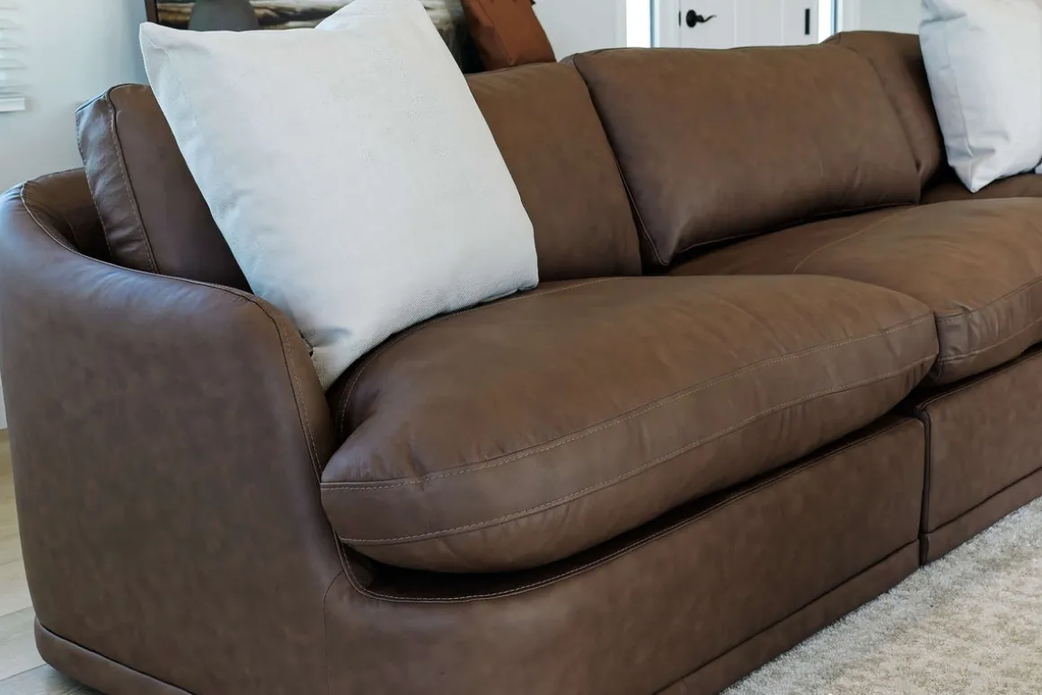 Stratus 6 Piece Sectional In Aline Saddle Leather