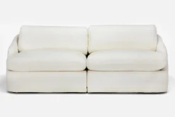 Stratus Crypton Performance Loveseat In Jennie Snow