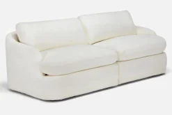 Stratus Crypton Performance Sofa & Loveseat In Jennie Snow