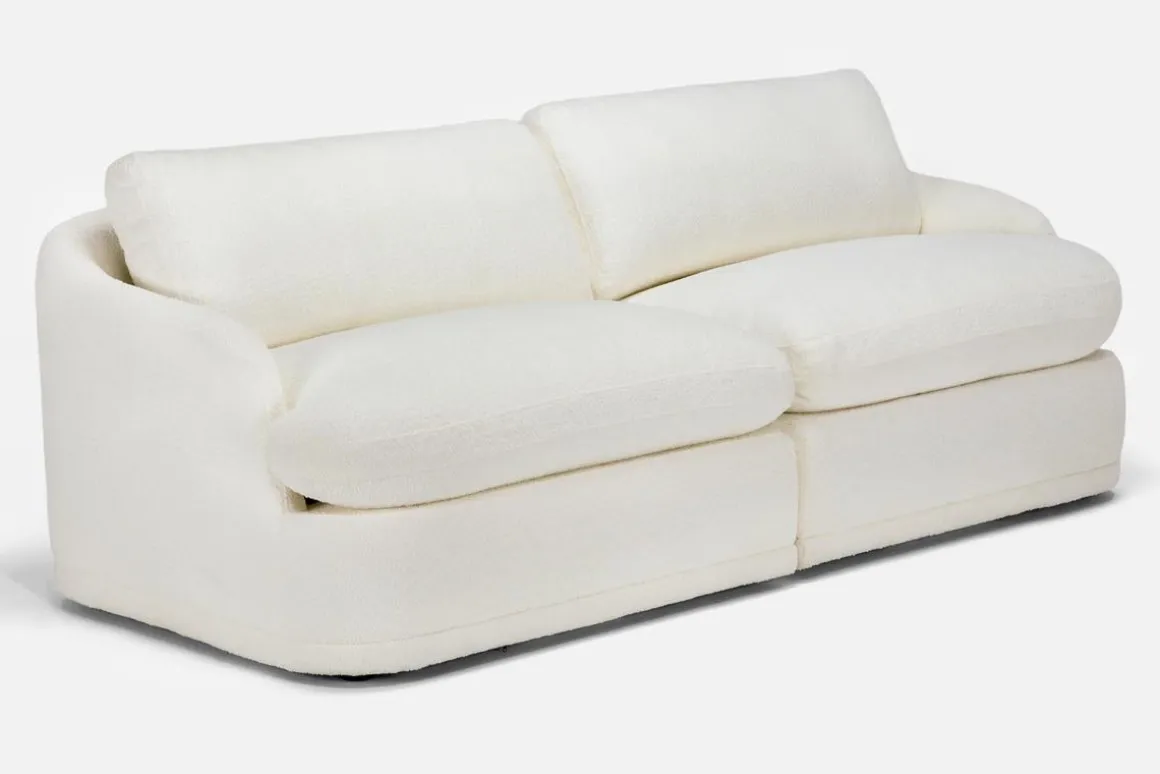 Stratus Crypton Performance Sofa & Loveseat In Jennie Snow