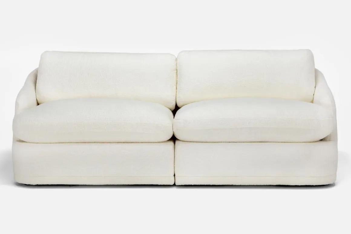 Stratus Crypton Performance Sofa & Loveseat In Jennie Snow