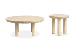 Sunset Cove Nesting Coffee Tables In Sanibel Brown