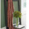 Tamish Throw Blanket In Rust