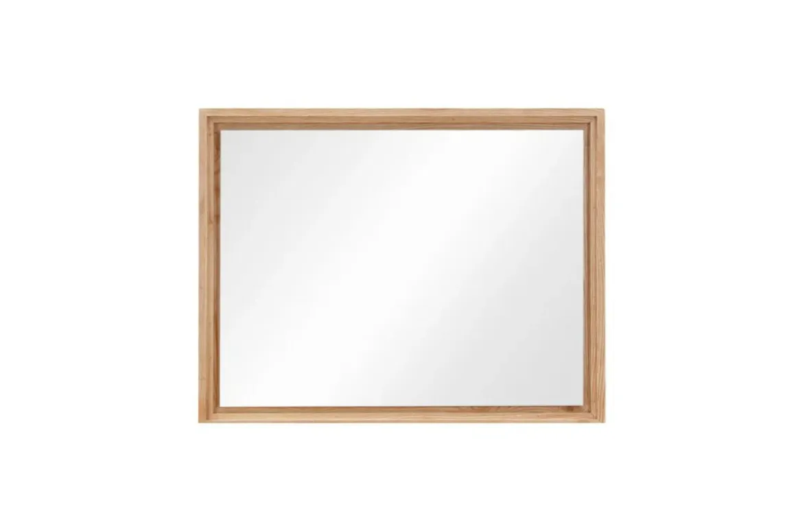 Tanner Mirror In Flaxen