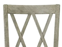 Telluride Dining Table & 6 X-Back Chairs In Driftwood