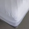 Tencel Mattress Pad Protector In White, Twin