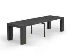 Transformer Extendable Dining Table, 4 Chairs & Bench In Scandinavian Oak