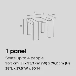 Transformer Extendable Dining Table In Scandinavian Oak