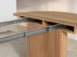 Transformer Round Extendable Dining Table In Scandinavian Oak