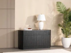 Transformer Round Server In Scandinavian Oak