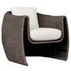 Tropic Outdoor Lounge Chair In Brown
