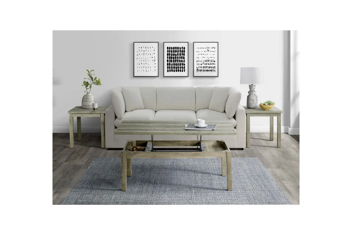 Turner Occasional Tables W/ Lift Top Coffee Table, Set Of 3