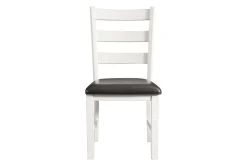 Tuttle Dining Table & 2 Chairs In White