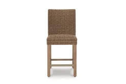 Walton Bridge Outdoor Bar Stool In Driftwood, Set Of 2
