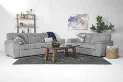 Wanda Full Sleeper Loveseat In Gray