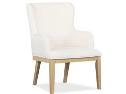White Oak Dining Table, 4 Chairs & 2 Arm Chairs In Butternut