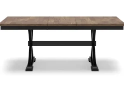 Wildenauer Extendable Dining Table & 4 Chairs In Brown/Black