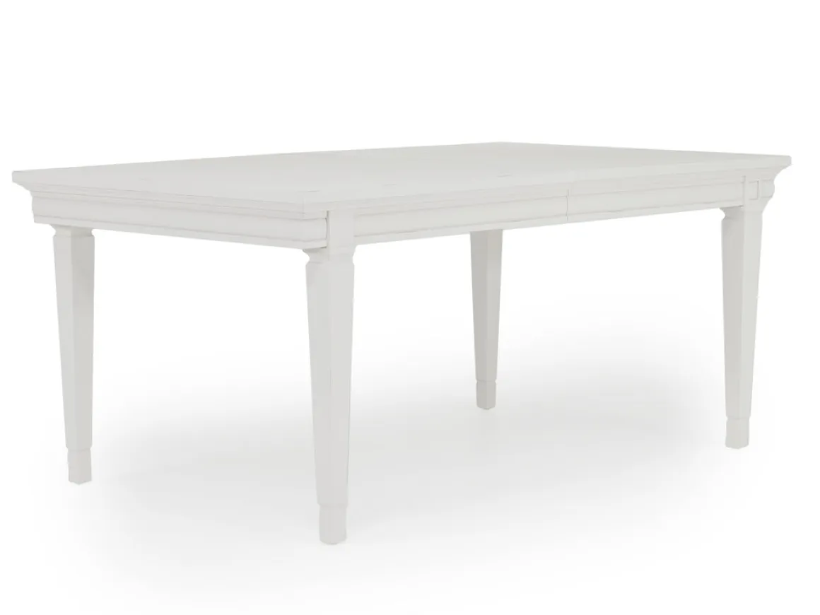 Willowbrook Dining Table & 4 Chairs In Pebble, Slat