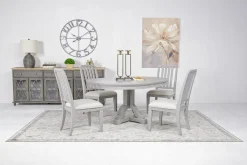 Willowbrook Round Dining Table In Pebble