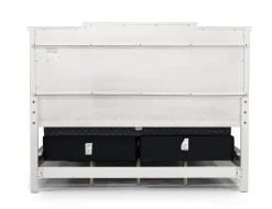 Willowbrook Upholstered Panel Bed In Pebble, Queen