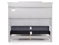 Willowbrook Upholstered Panel Bed In Pebble, Queen