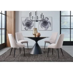 Winston Side Chair In Cream, Set Of 2