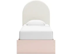 Wistenpine Panel Bed In Blush, Twin